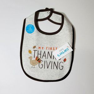 Baby's First Thanksgiving Water Resistant Bib